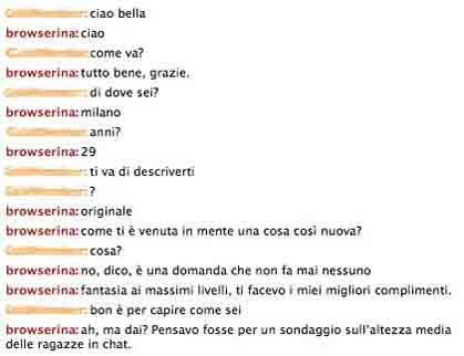 chat con ragazza