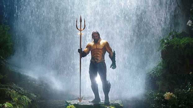 Jason Momoa è Aquaman in Aquaman. Copyright: © 2018 Warner Bros. Entertainment Inc. Photo Credit: Courtesy of Warner Bros. Pictures
