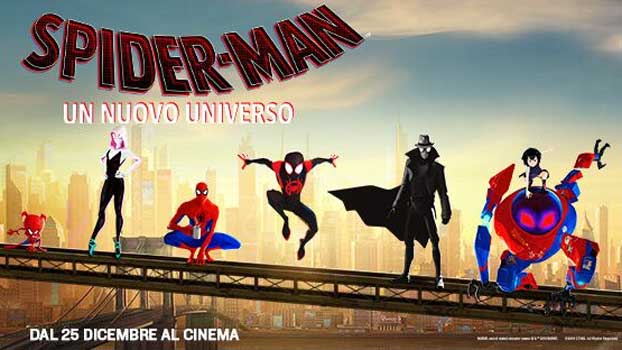 il film Spider-Man: un nuovo universo al cinema a Natale