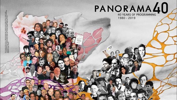 un dettaglio del poster della sezione Panorama 40 - Artwork: Marion Habringer