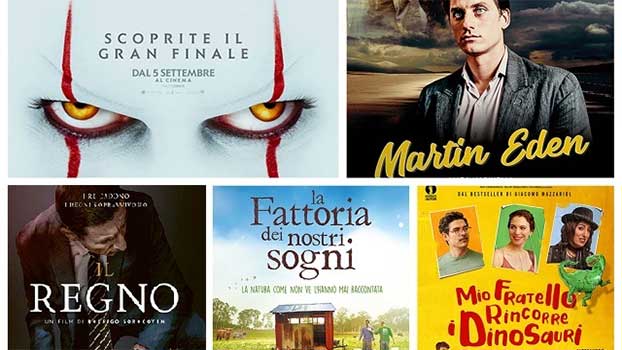 Le locandine dei film in uscita al cinema il 5 settembre