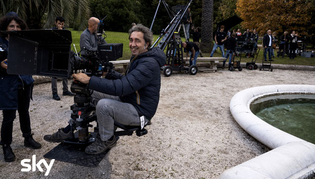 Paolo Sorrentino sul set di The New Pope - Photo by Gianni Fiorito