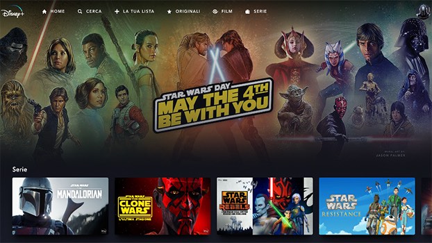 Disney+ le novità di maggio iniziano con lo Star Wars Day!