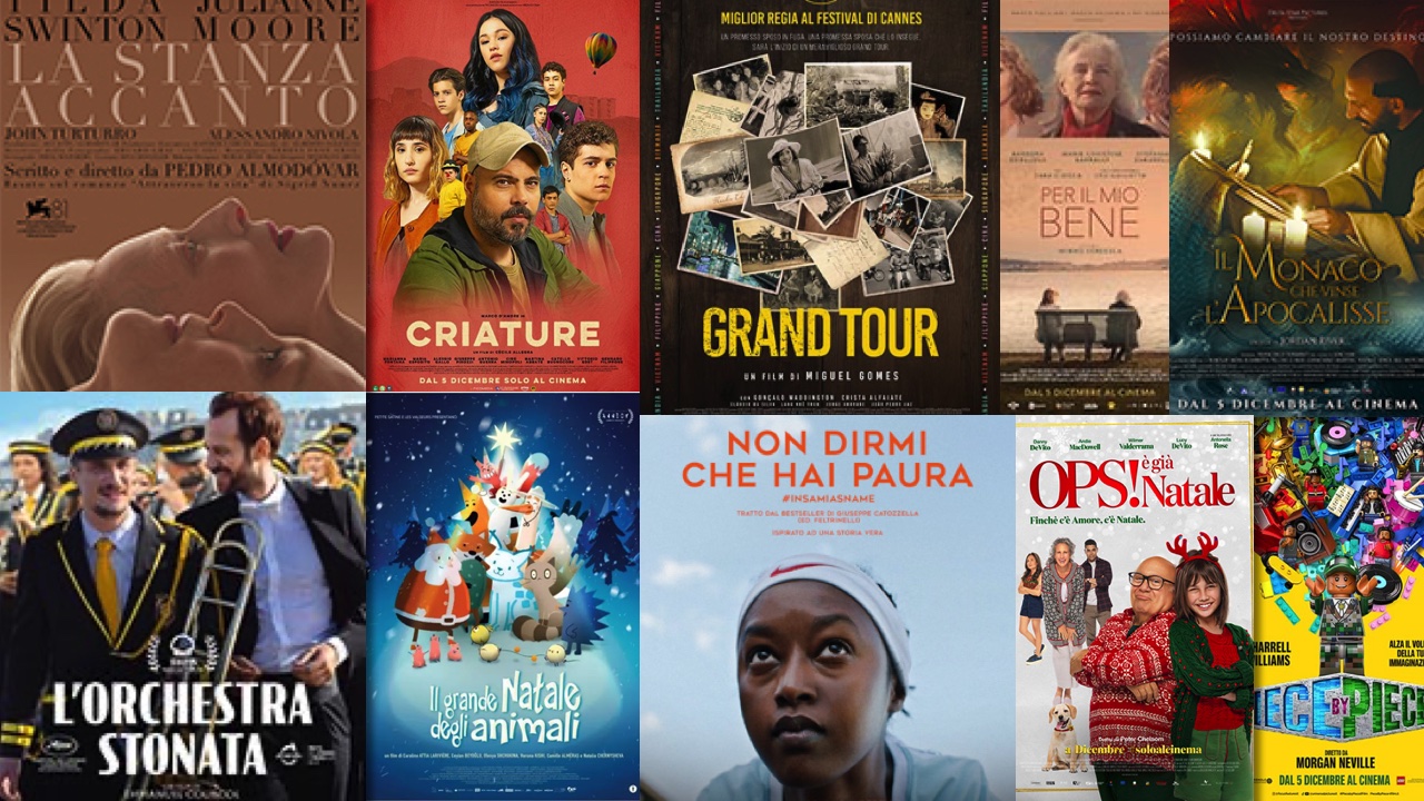 i film in uscita solo al cinema il 5 dicembre 2024